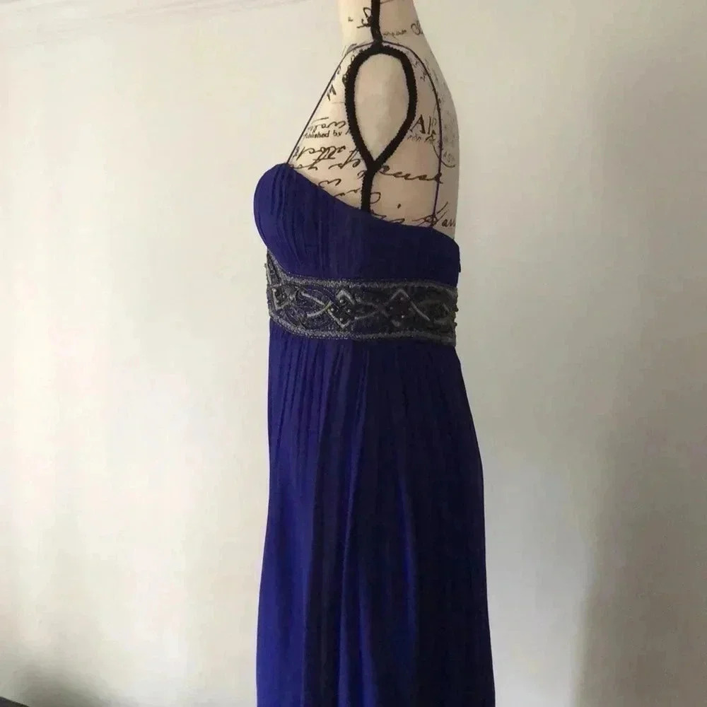 Aidan Mattox blue cocktail dress - Picture 3 of 8